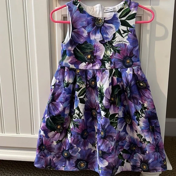 DOLCE & GABBANA FLORAL PRINTED SUMMER DRESS